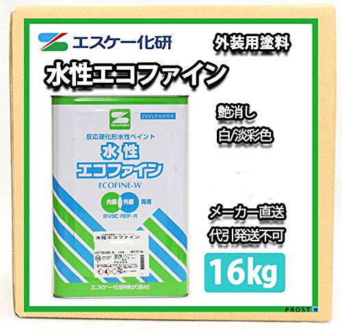 Amazon | 水性エコファイン 艶消し 16kg 淡彩色 SR-108 エスケー化研